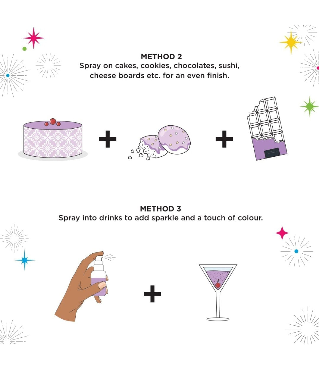 Edible Glitter Spray