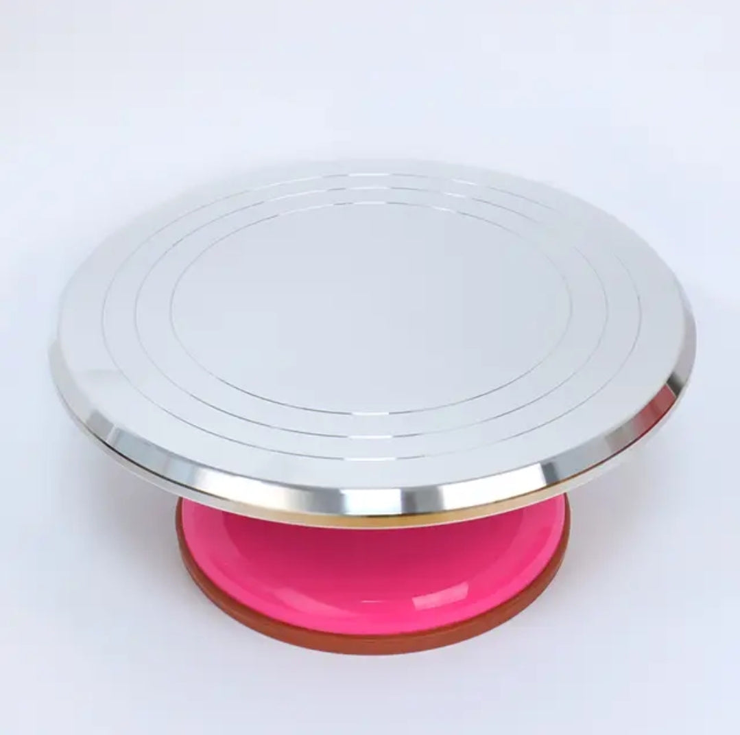 12 Inch Aluminum Rotating Cake Turn Table