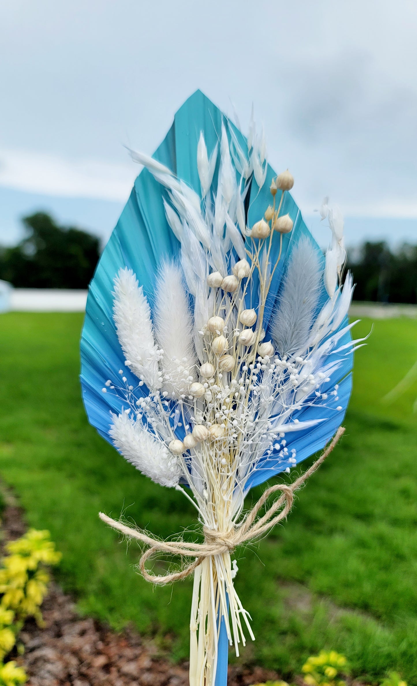 Dried Palm Leaf Bouquets