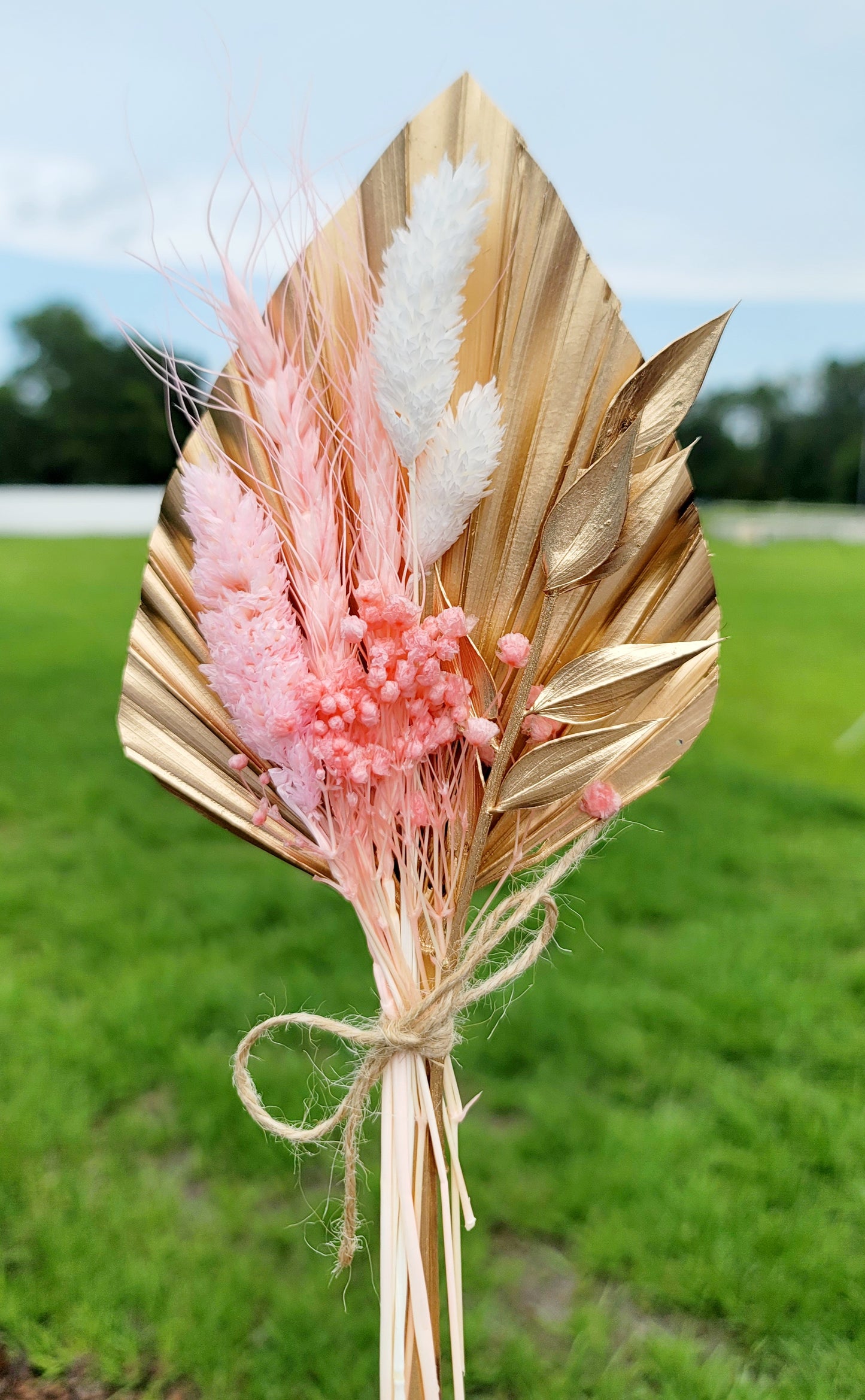 Dried Palm Leaf Bouquets