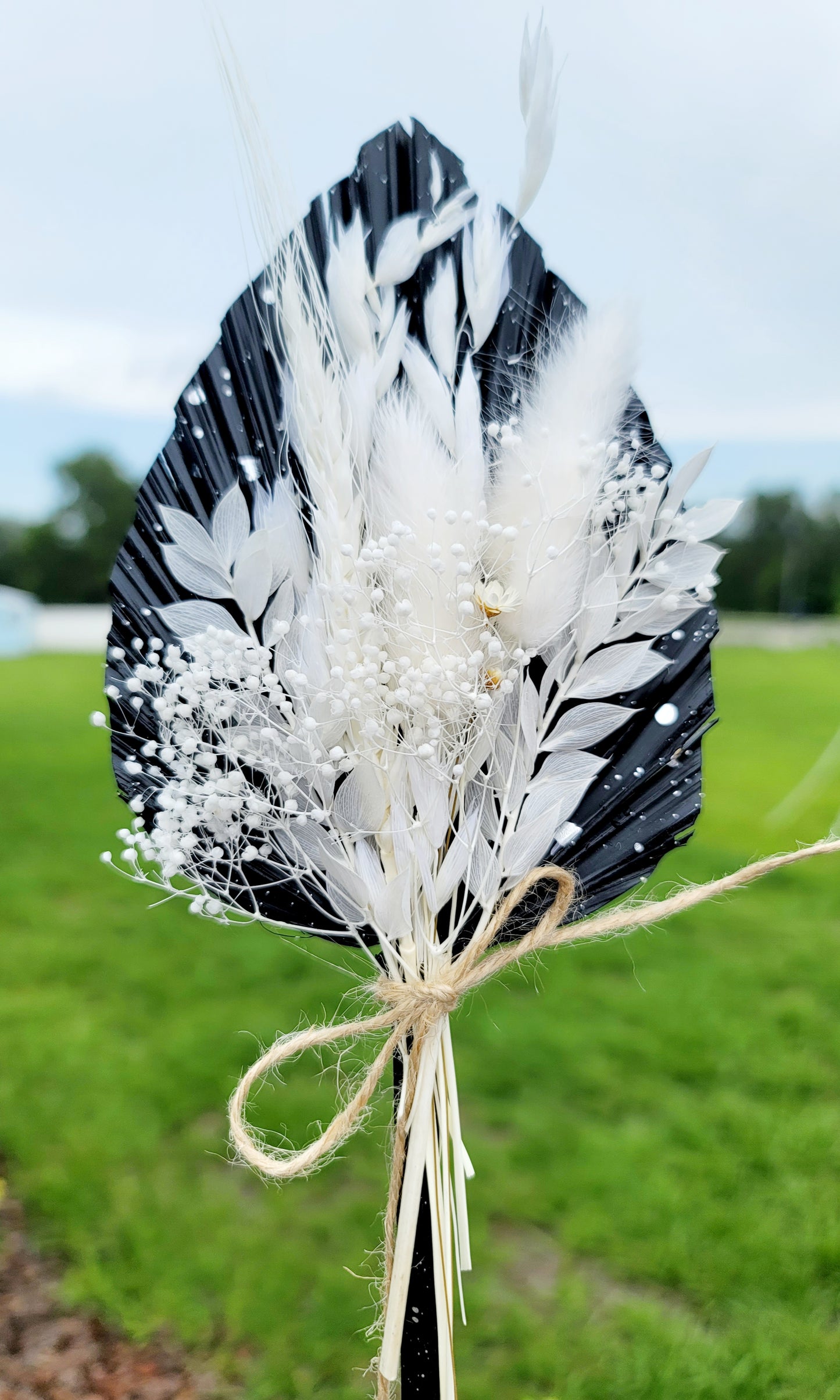 Dried Palm Leaf Bouquets