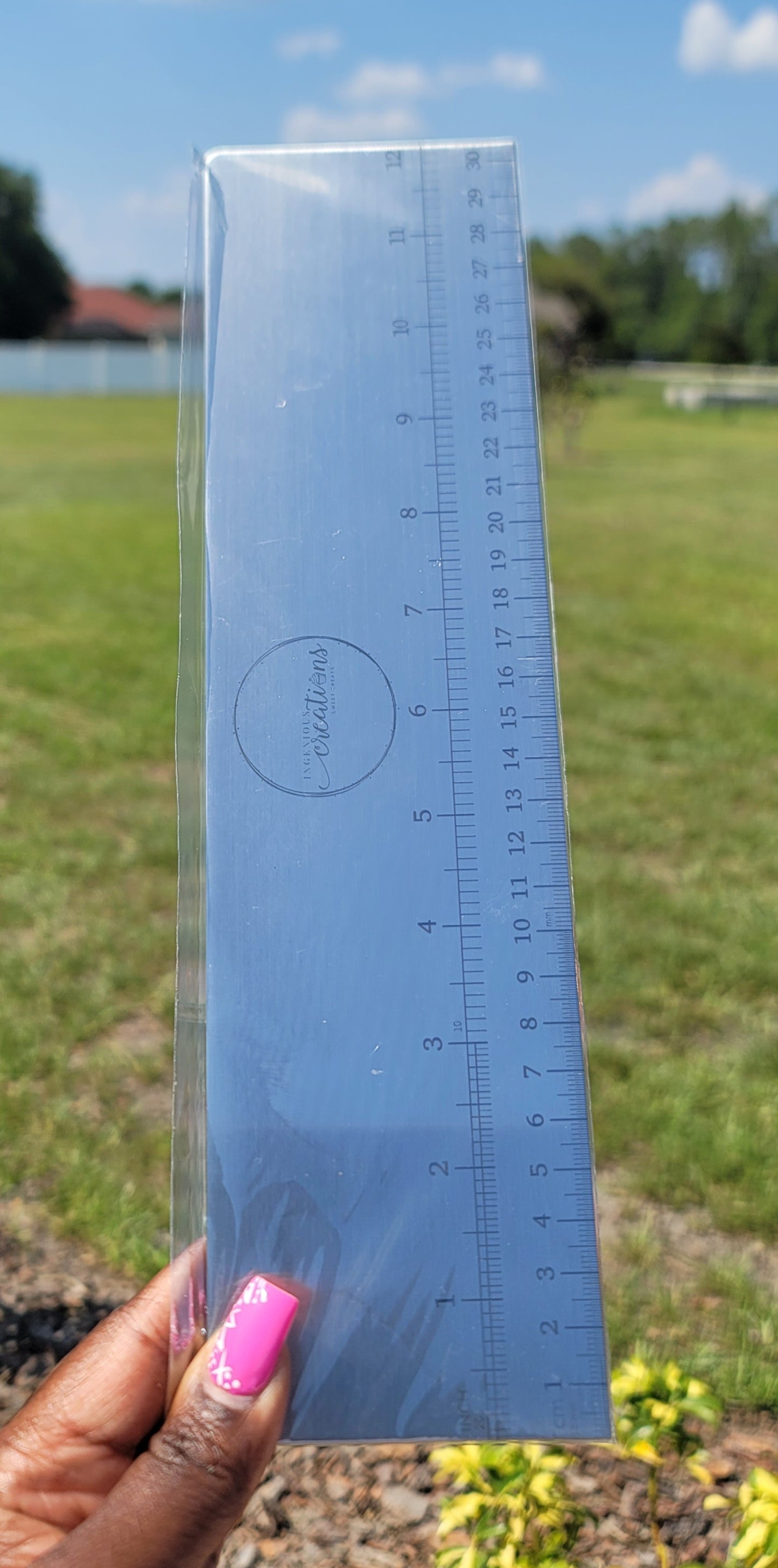 12 Inch Stainless Steel Cake Scraper