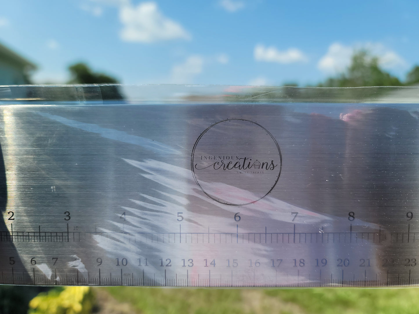 12 Inch Stainless Steel Cake Scraper