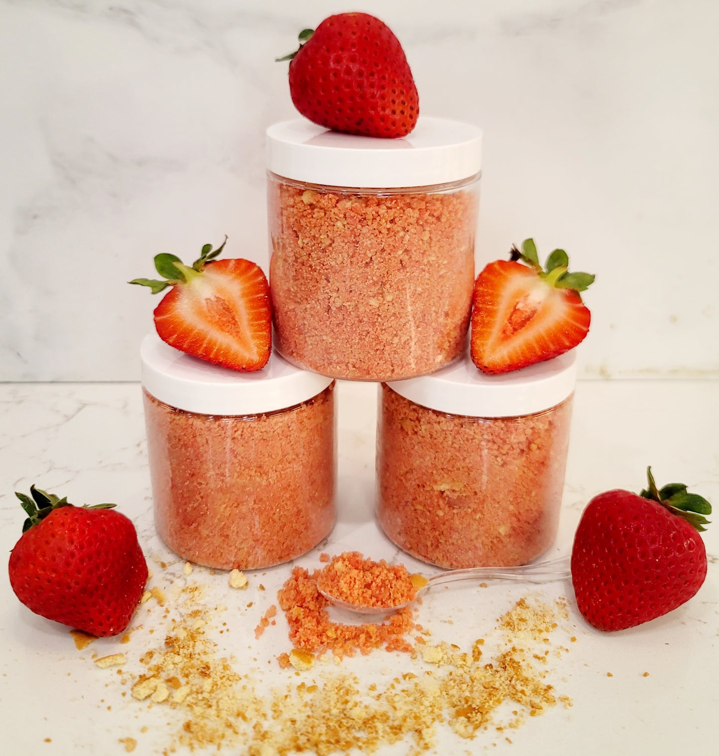 Homemade Strawberry Crunch Topping