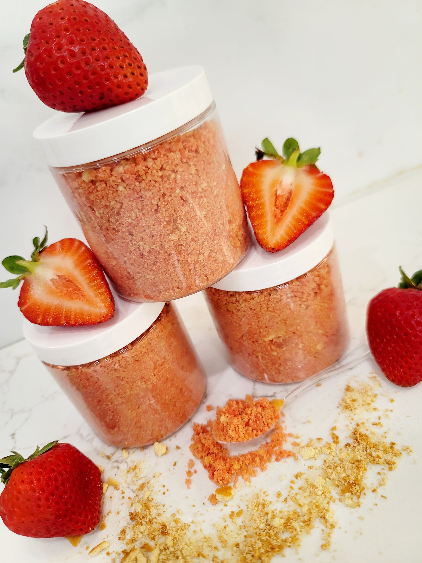 Homemade Strawberry Crunch Topping