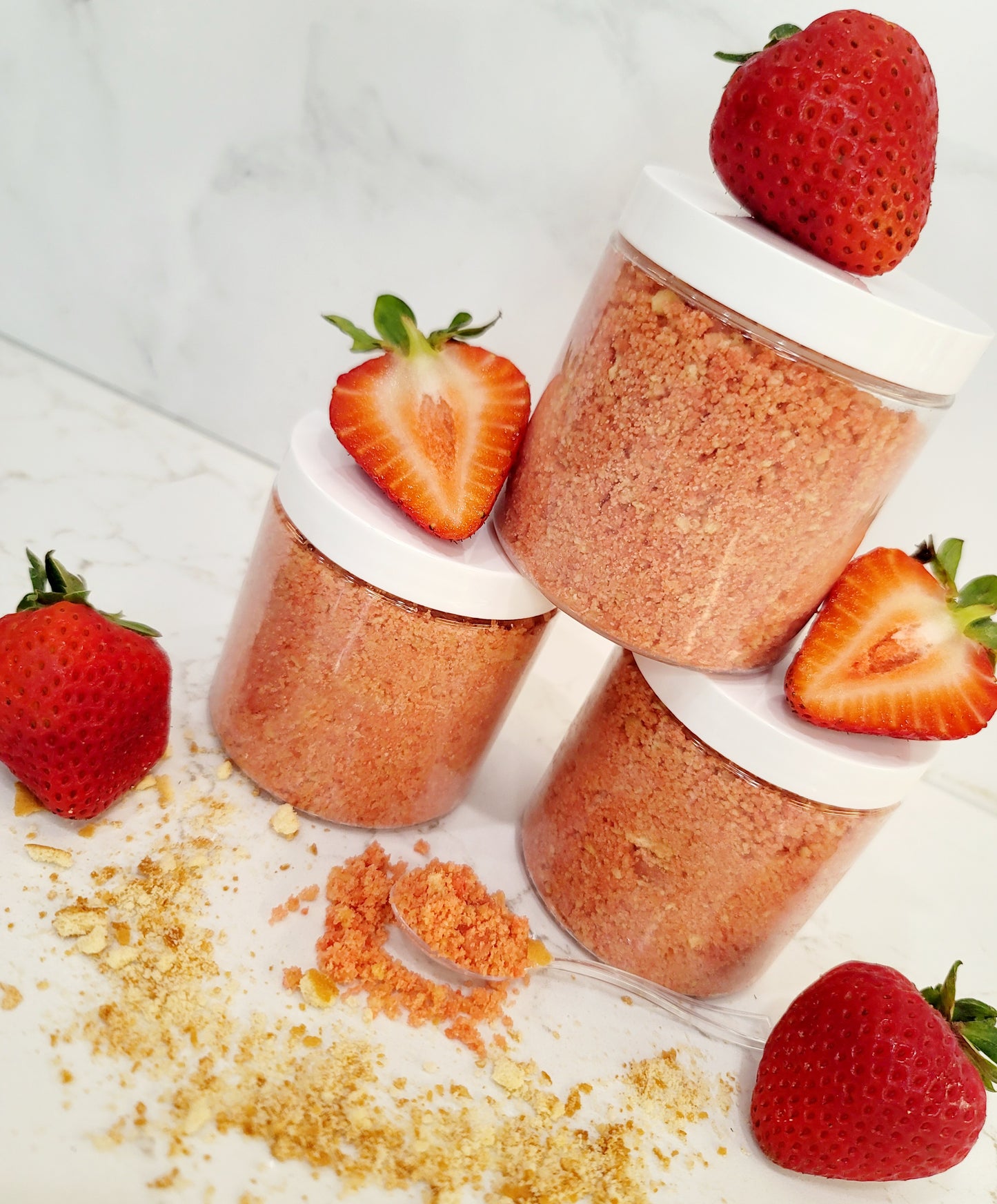 Homemade Strawberry Crunch Topping