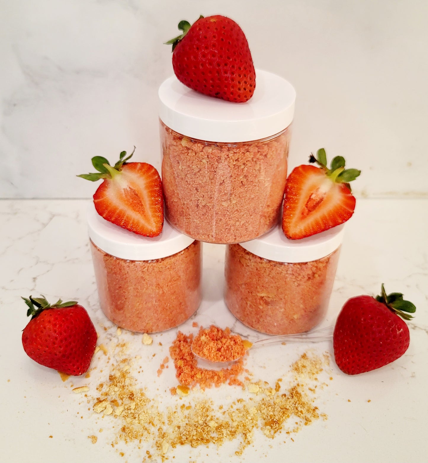 Homemade Strawberry Crunch Topping
