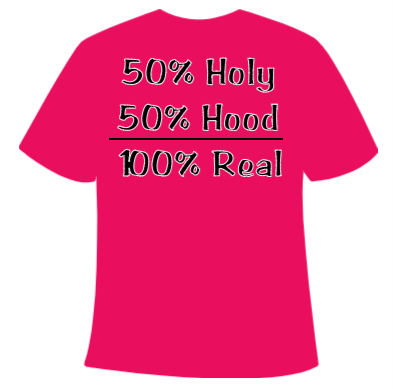 T-shirt - 50% Holy 50% Hood