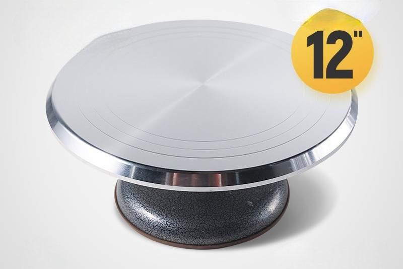 12 Inch Aluminum Rotating Cake Turn Table