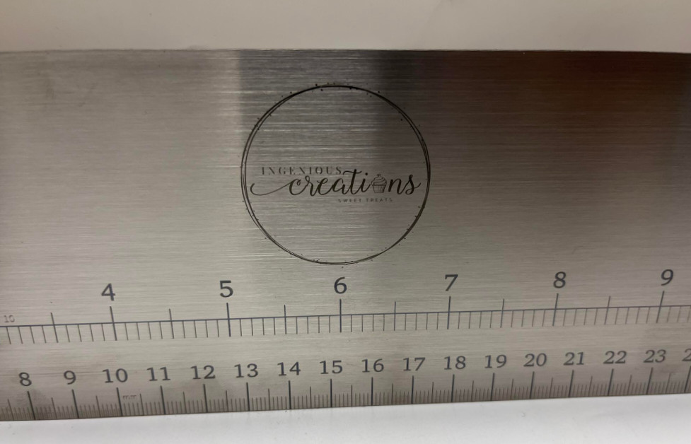 12 Inch Stainless Steel Cake Scraper