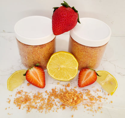 Homemade Strawberry Lemon Crunch Topping