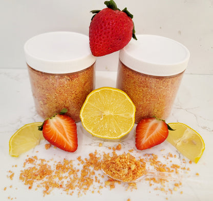 Homemade Strawberry Lemon Crunch Topping