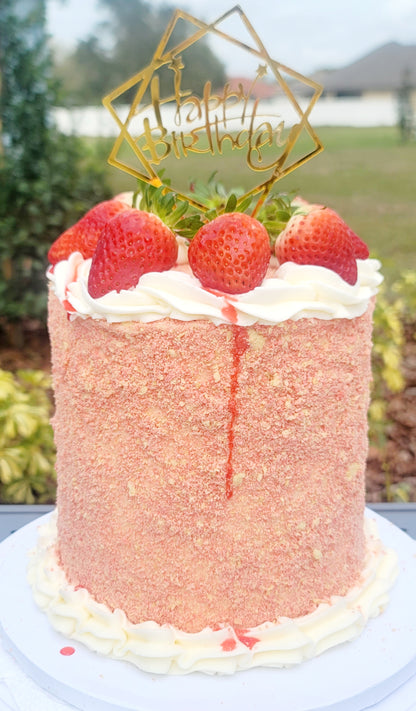 Homemade Strawberry Crunch Topping